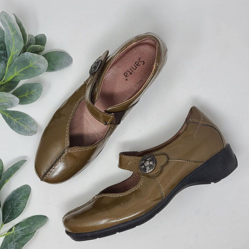 SANITA Patent Leather Mary‎ Janes Size 40 EU
